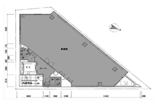 日本橋オリーブビル2F 間取り図