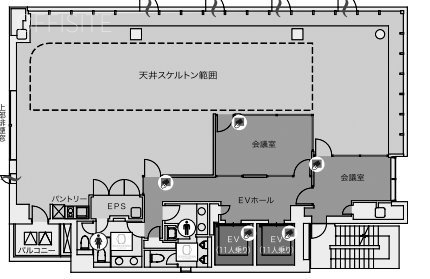 愛宕山PREX11F 間取り図