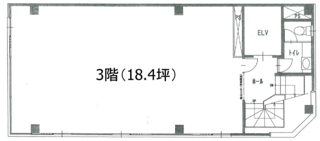 両国ガイビル参番館ビル3F 間取り図