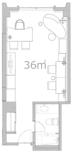 グランオフィス白金(シェラトン都ホテル東京)ビル210 間取り図