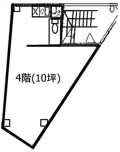 大栄堂第2ビル4F 間取り図