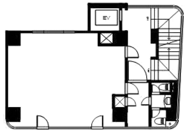 第15高畠ビル7F 間取り図