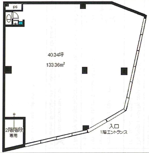 シャトレー榎本ビル1F 間取り図