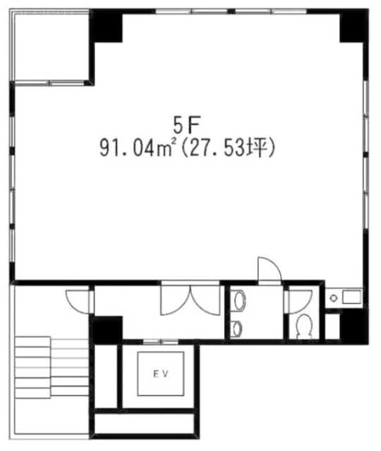 第3高橋ビル5F 間取り図