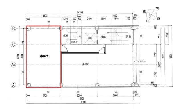 ウエストワンビル602 間取り図