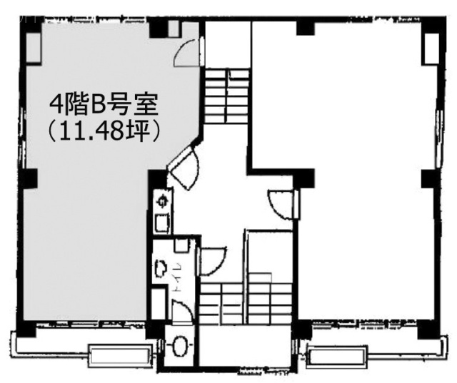 新宿酒販会館B 間取り図