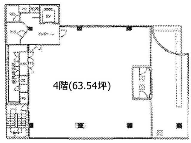 ニューギンザビル6号館4F 間取り図