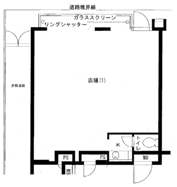 パークノヴァ渋谷1F 間取り図