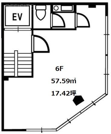 イーグル新橋ビル6F 間取り図