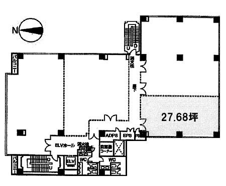 ツインビュー御茶ノ水2F 間取り図