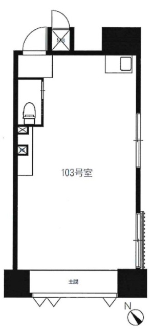 ラグジュアリーレジデンス新宿103 間取り図