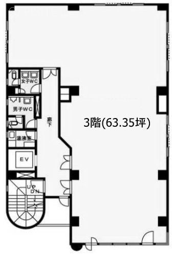 末広ビル3F 間取り図