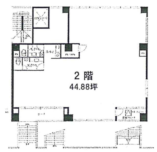 グリフィン横浜・東口参番館ビル2F 間取り図