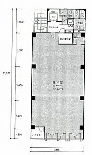 東日本橋EXビル2F 間取り図