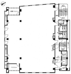 銀座並木通りビル901 間取り図