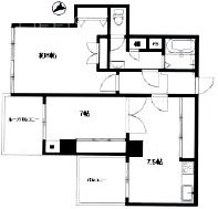 ドミール南青山314 間取り図