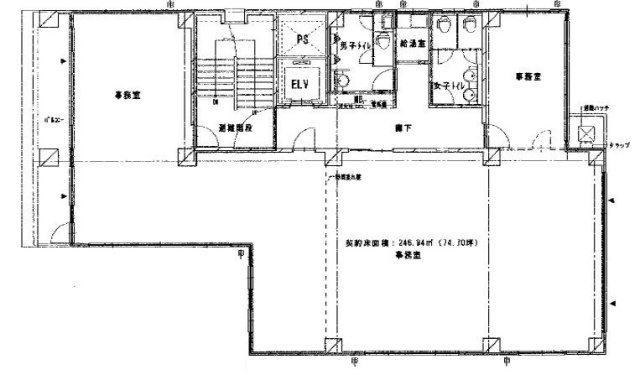 徳海屋ビル8F 間取り図