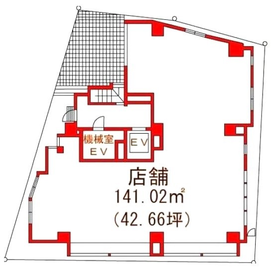 ナカニワビル1F 間取り図