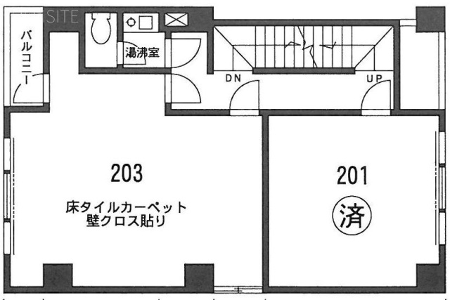 中原ビル2F 間取り図