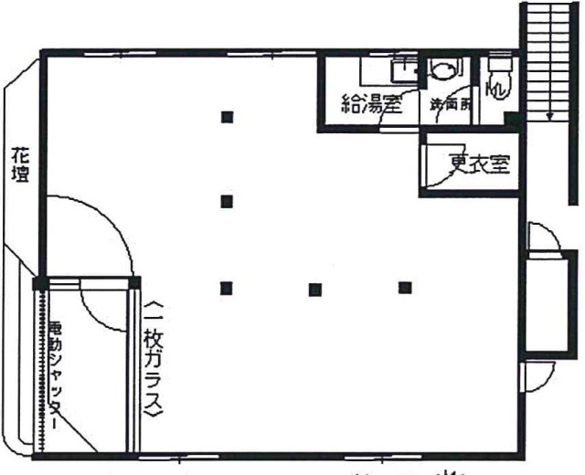 青木葉通りビル1F 間取り図