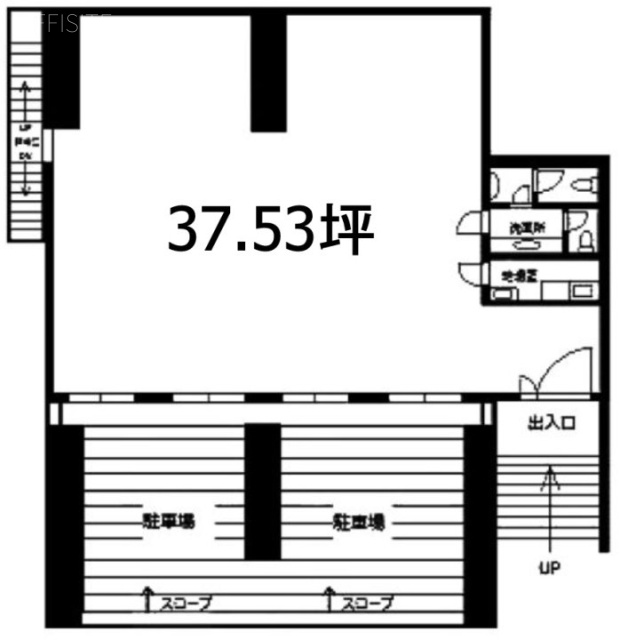 高田屋ビル1F 間取り図