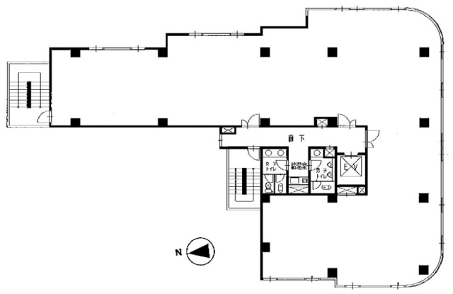 岡本ビル2F 間取り図