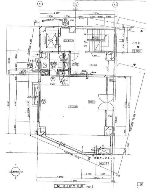 ツクド岡本ビル1F 間取り図