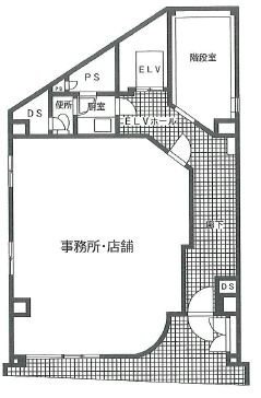 レコルテ85ビル1F 間取り図