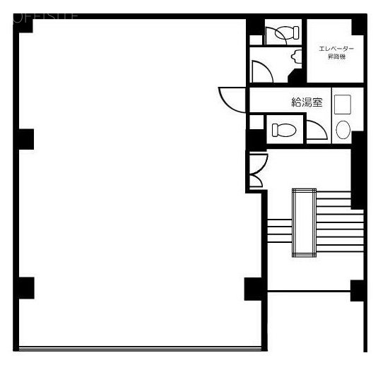 ビュロー西新橋2F 間取り図