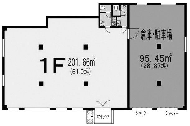 ハイシティ高田馬場ビル1F 間取り図