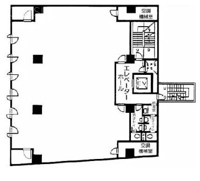 オーキッドプレイス田町ビル5F 間取り図