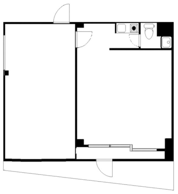 犬石ビル1F 間取り図