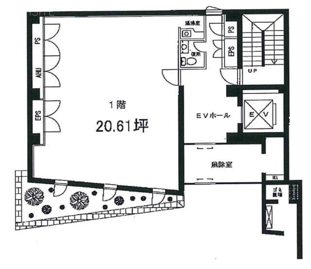 平河町154ビル1F 間取り図