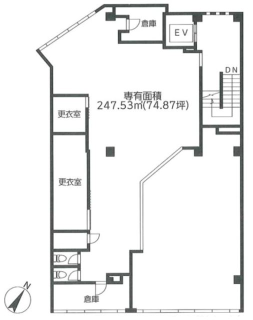 ミニモール・ヨコハマ・アオバA 間取り図