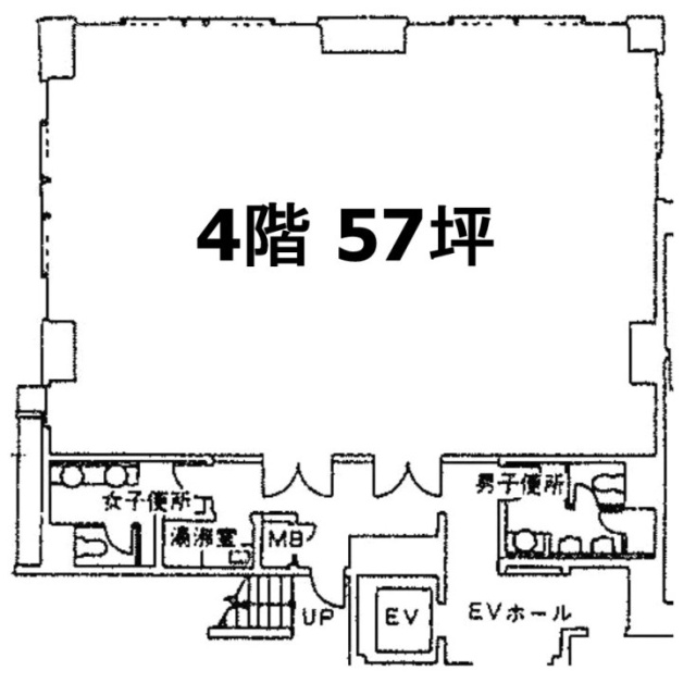 MCK芝浦ビル4F 間取り図