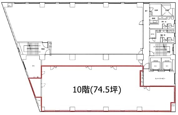 住友生命東神田ビル10F 間取り図