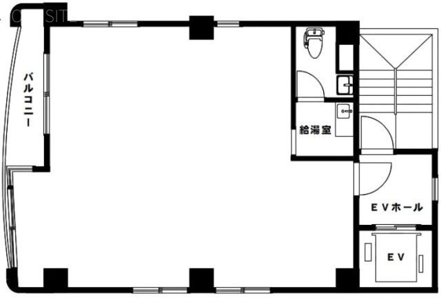 高田馬場トーシンビル6F 間取り図