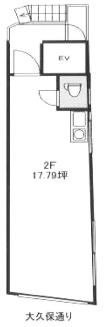 ハイネス野上ビル2F 間取り図