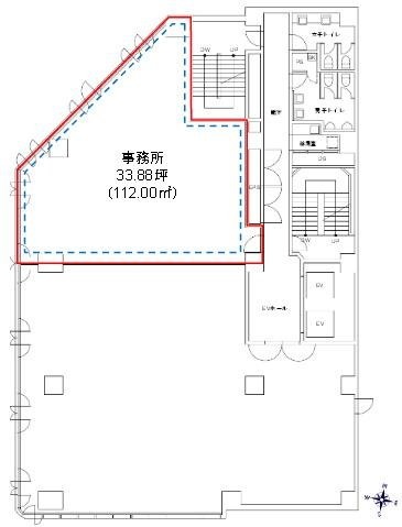 KDX春日ビルB 間取り図