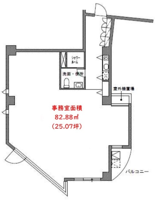 都住創山吹町ビル502 間取り図