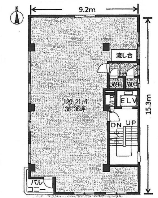 新二子玉川ビル3F 間取り図