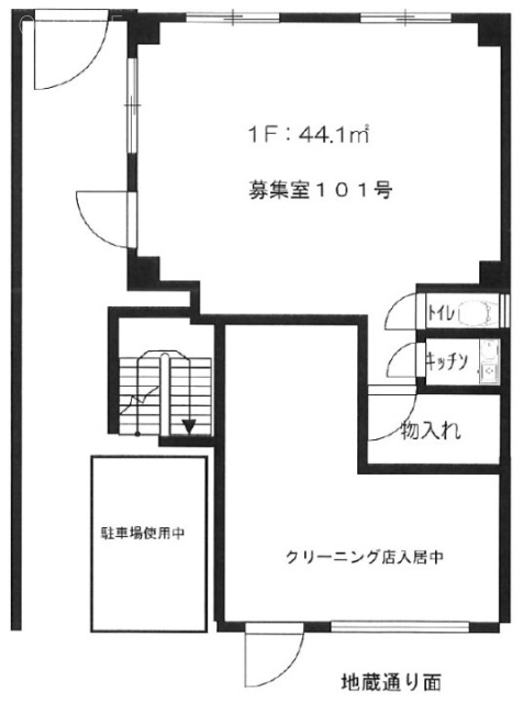 アサツマビル101 間取り図