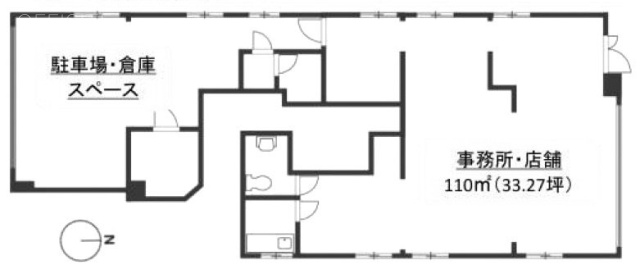 エーアールアイビル1F 間取り図