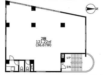 今井ビル西館 間取り図