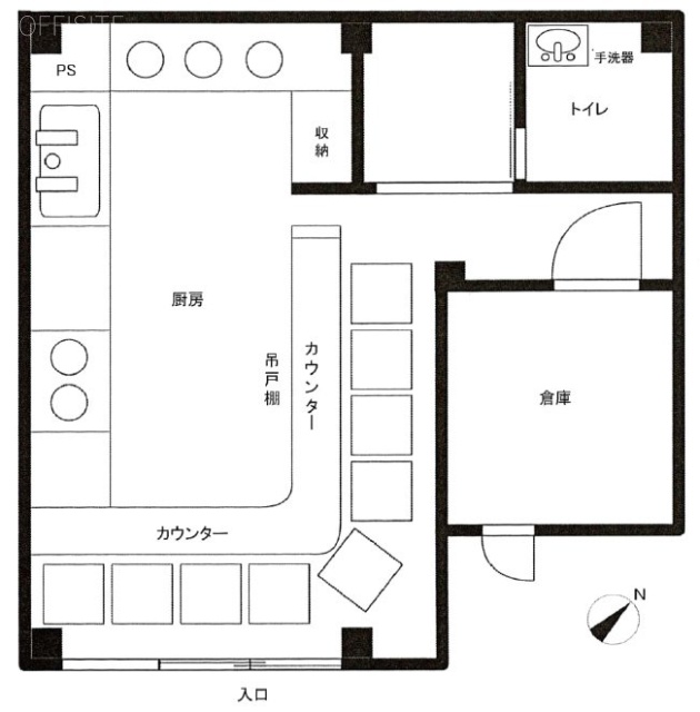 興和第3ビルB棟 間取り図