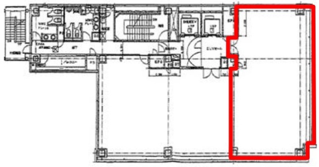 Daiwa八丁堀駅前ビルB 間取り図