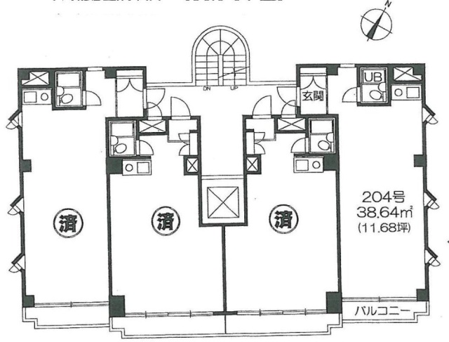 スペース西新宿204 間取り図