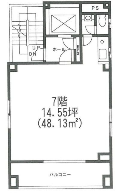 ES林ビル7F 間取り図