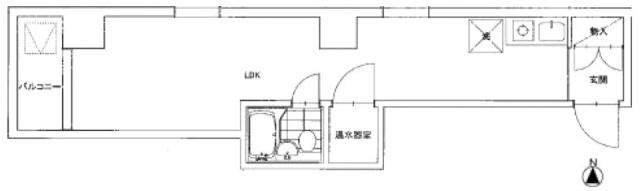 ライオンズマンション上野山下903 間取り図