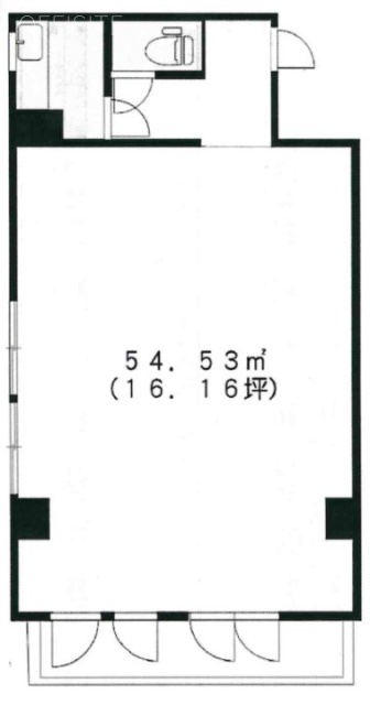 さいかち坂ビル303 間取り図